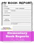 Easy Book Report Template