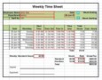 Template For Timesheet In Excel