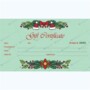 Free Christmas Gift Certificate Templates For Word