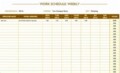 Break Schedule Template Excel