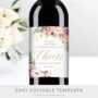 Wedding Wine Labels Template