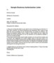 Letter Of Authorization Template For Business