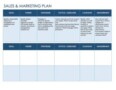 Sales & Marketing Plan Template