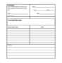 File Note Template Word