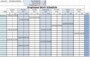 Employee Work Schedule Template Excel