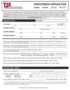 Application Of Employment Template