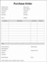 Formal Purchase Order Template