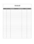 Microsoft Word To Do List Template