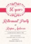 Retirement Party Invite Template