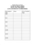 Sign Up Sheet With Time Slots Template
