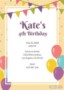 Free Email Birthday Party Invitation Templates