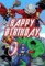 Superhero Birthday Card Template