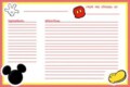 Recipe Card Template For Kids