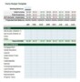Yearly Business Budget Template