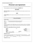 Loan Repayment Contract Free Template
