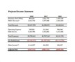 Projected Financial Statements Template