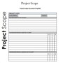 Project Management Scope Of Work Template