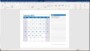 Microsoft Word 2015 Monthly Calendar Template
