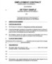 Basic Contract Of Employment Template