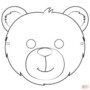 Teddy Bear Mask Template Printable