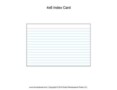 4 By 6 Index Card Template