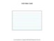 4 By 6 Index Card Template