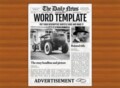 Old Newspaper Template For Microsoft Word