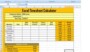 Timesheet Calculator Excel Template