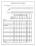Voting Tally Sheet Template