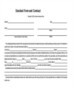 Standard Form Contract Template