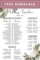 Wedding Day Timeline Template Word