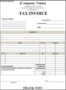 Tax Invoice Receipt Template