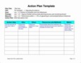 Action Plan Samples Templates