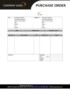 Purchase Order Template For Word