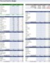 Personal Monthly Budget Spreadsheet Template