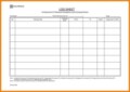 Food Tracking Sheet Template