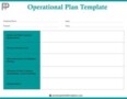 Operational Plans Templates