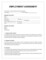 Employee Contract Agreement Template