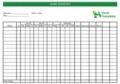 Basketball Stat Sheet Template Excel