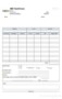 Expenses Invoice Template