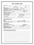 Motor Accident Report Form Template