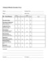 Sports Evaluation Form Template