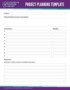 Project Plan Template Word Doc