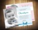 Christening Thank You Card Template