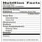 Nutrition Label Template Word