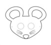 Printable Mouse Mask Template