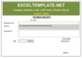 Payment Received Receipt Template