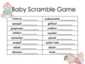Free Printable Baby Shower Game Templates