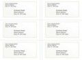 Business Card Template Google Docs