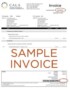 Credit Card Invoice Template